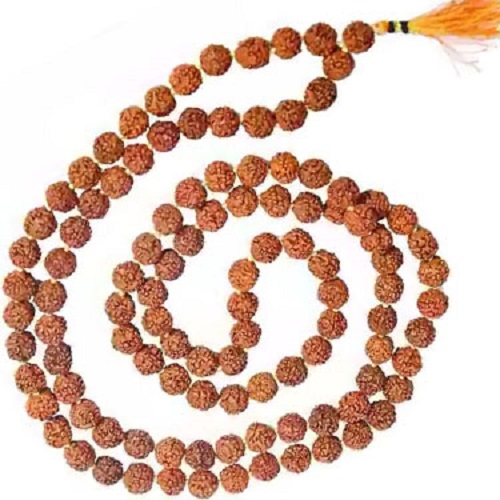 5 Face Rudraksha Mala 4mm